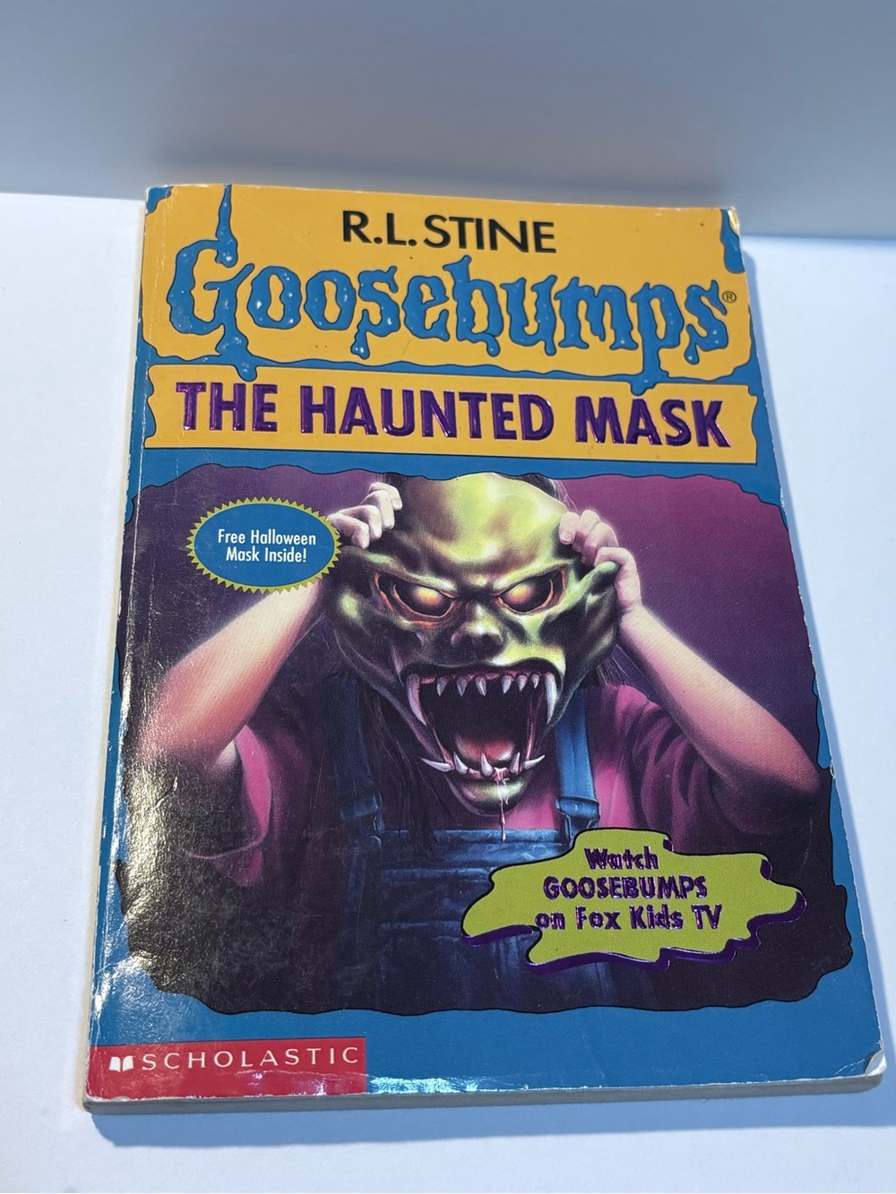 1993 Goosebumps: The Haunted Mask Softcover Book for Young Teens